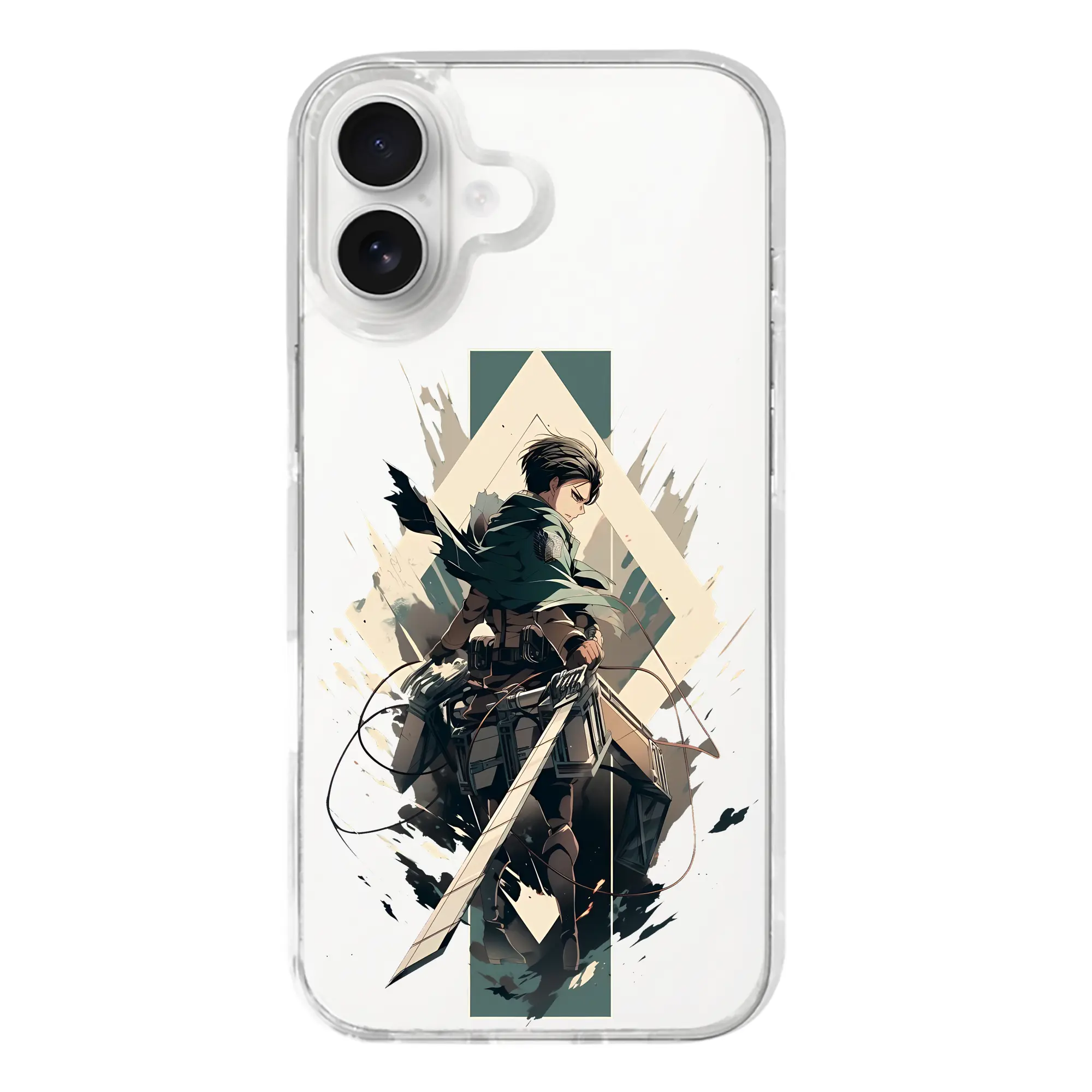 進撃の巨人 グッズ リヴァイ・アッカーマン - iPhone 17シリーズ 透明スマホケース – 薄型・耐衝撃・精密フィット保護カバー